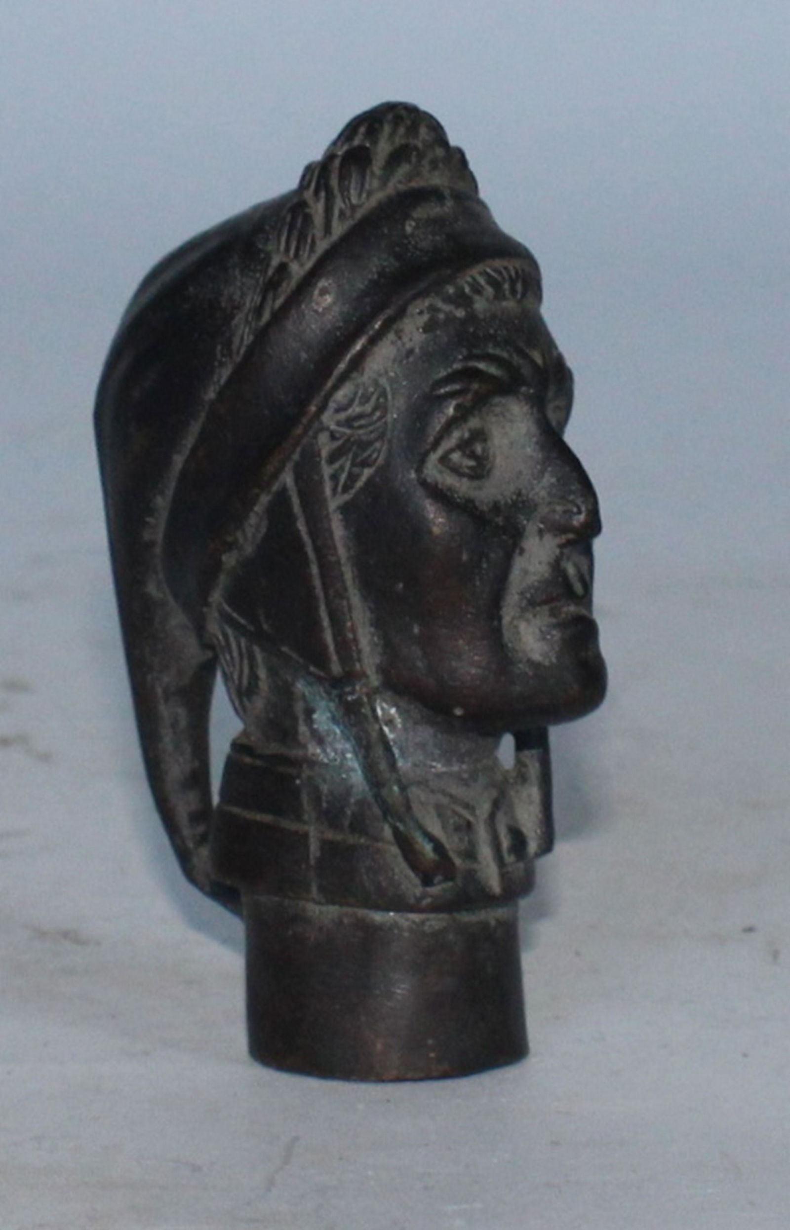 Antique Cane Handle in the Form of Dante (1 of 1)