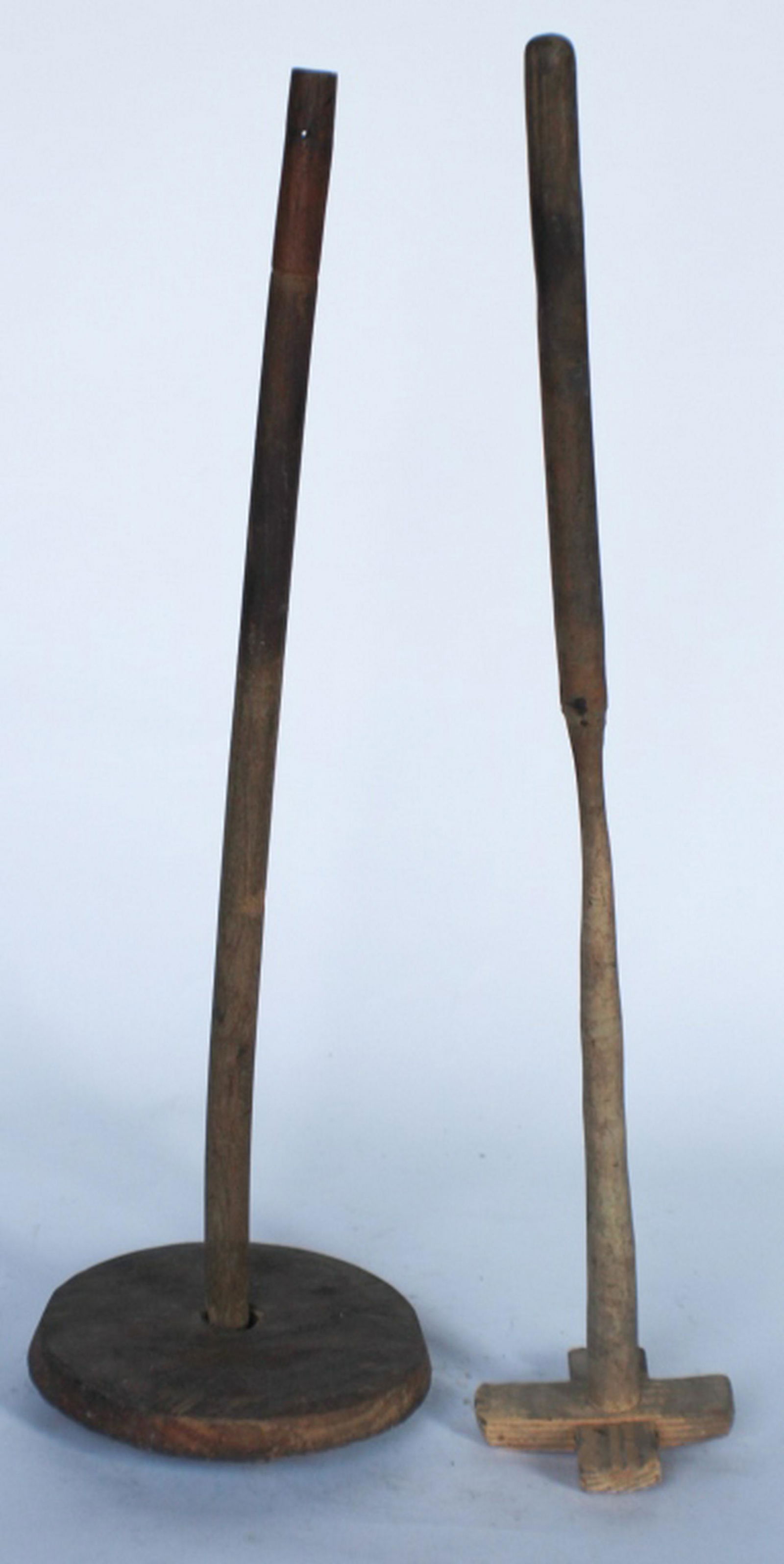 Two Antique Wood Dashers for Stoneware Churn (1 of 1)