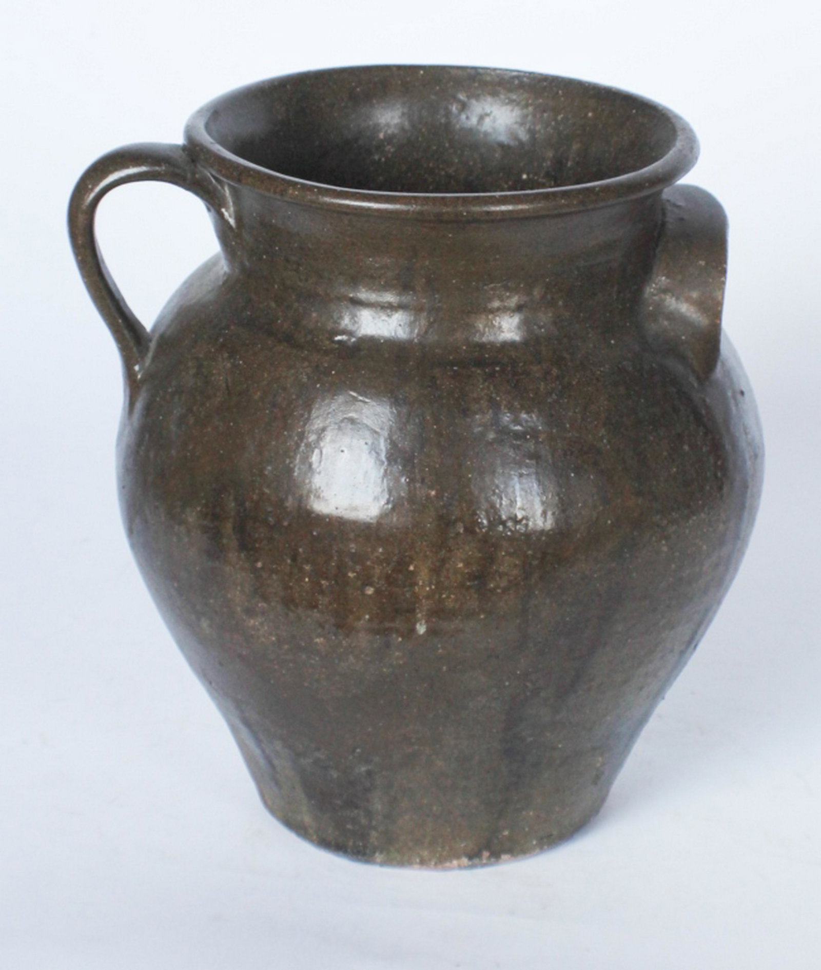 Unusual Southern Stoneware Storage Jar (1 of 3)