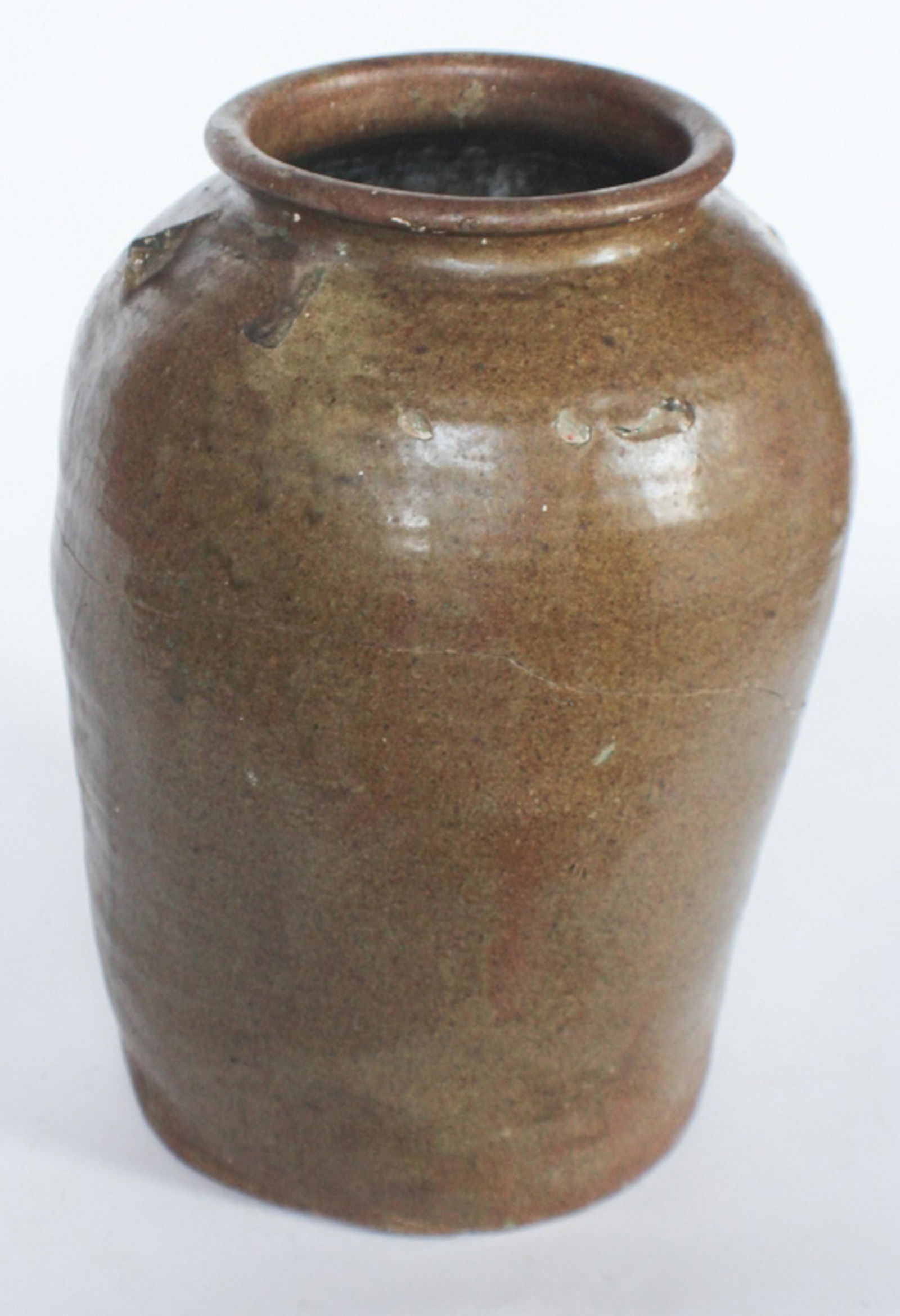 Early Southern Stoneware Storage Jar (1 of 3)