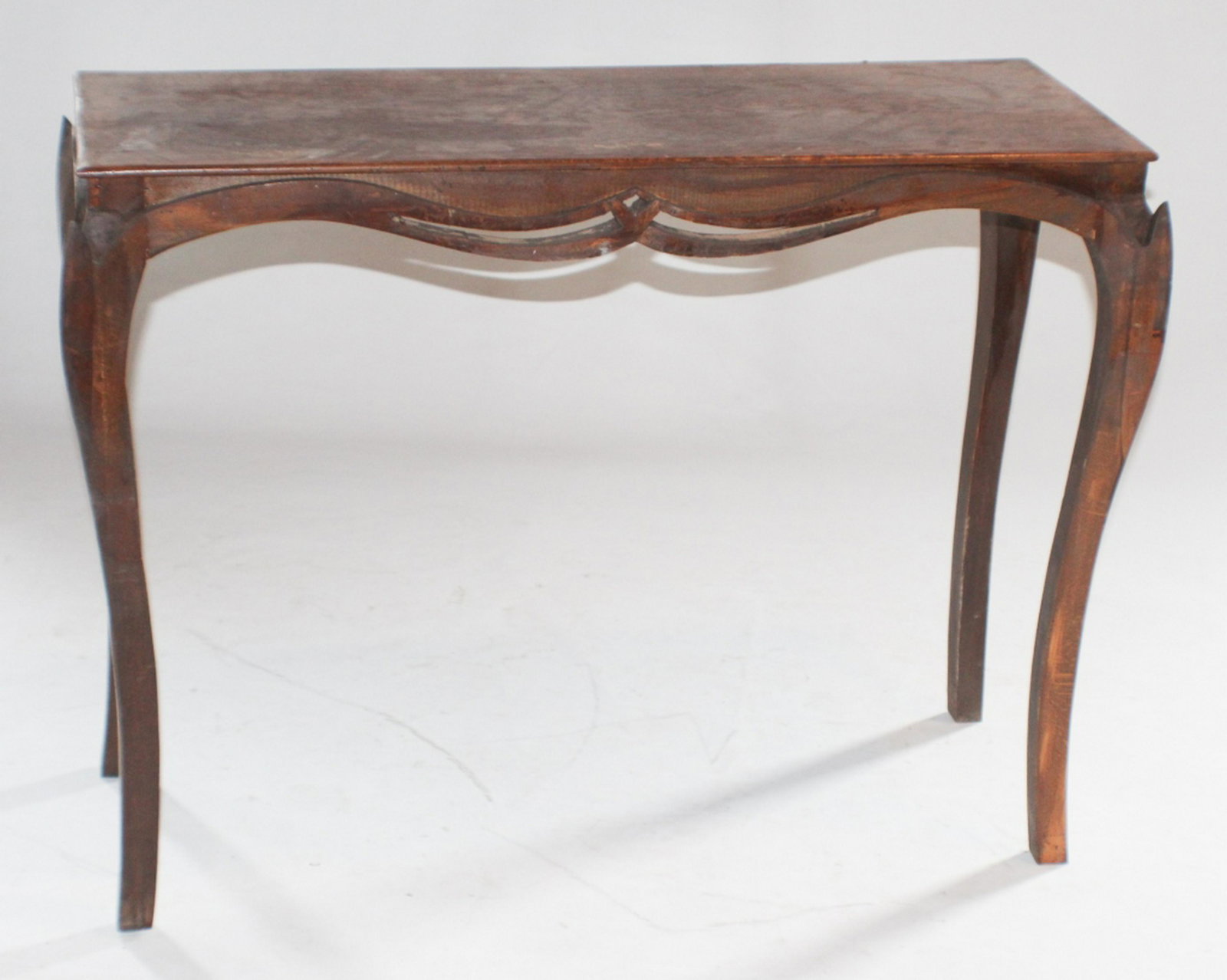 Carved & Pierced Art Nouveau Sofa Table (1 of 3)