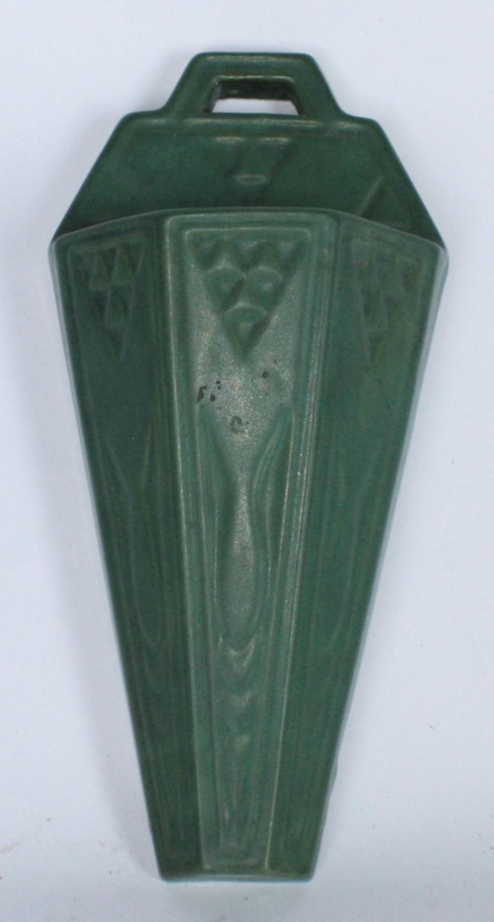 Arts and Crafts Period Pottery Wall Pocket (1 of 2)