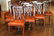 Set Ten Chippendale Style Mahogany Dining Chairs