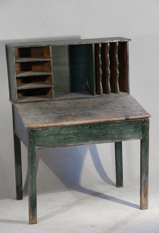 Southern Country Federal Painted Plantation Desk (1 of 5)