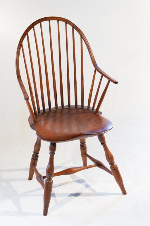 Antique American Walnut Windsor Chair (1 of 1)