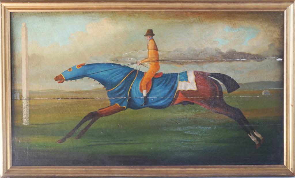 Antique British Sporting School Horse Portrait (1 of 2)