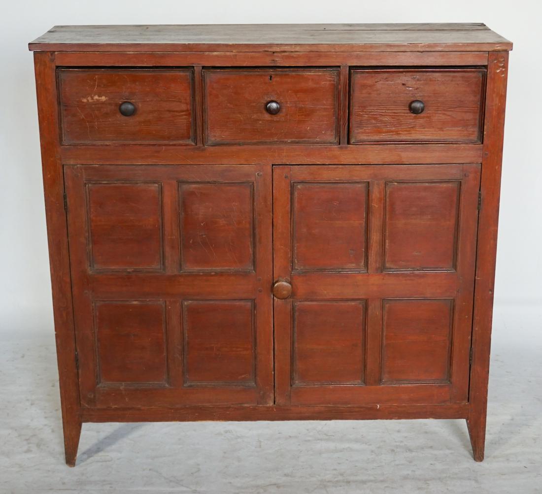 Southern Yellow Pine Federal Jelly Cupboard (1 of 8)