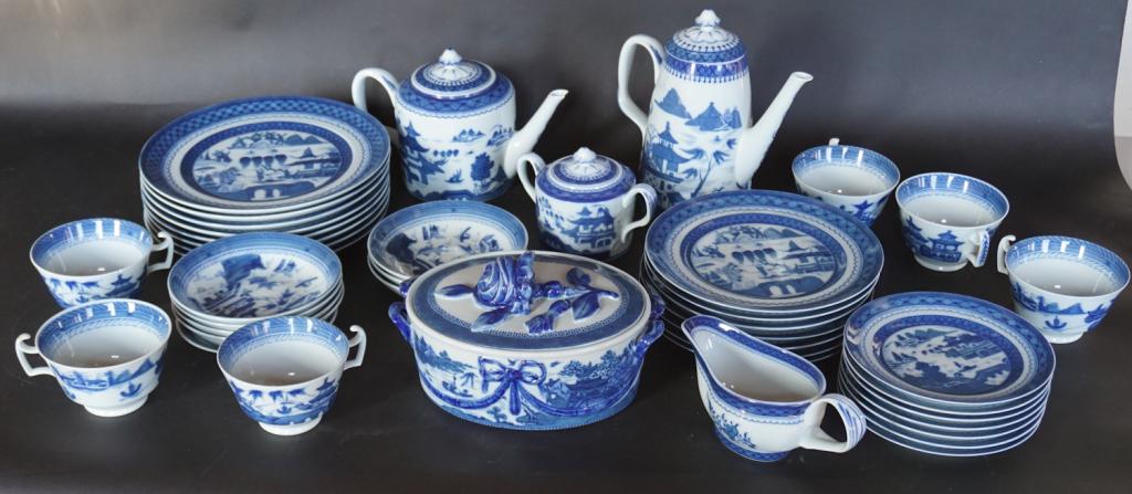 Set Historic Charleston Mottahedeh Canton Style Porcela (1 of 3)