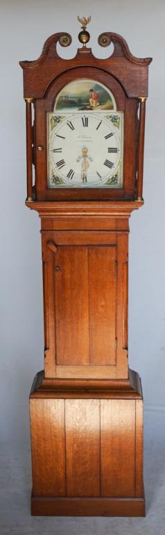 George III Oak Tall Case Clock (1 of 11)