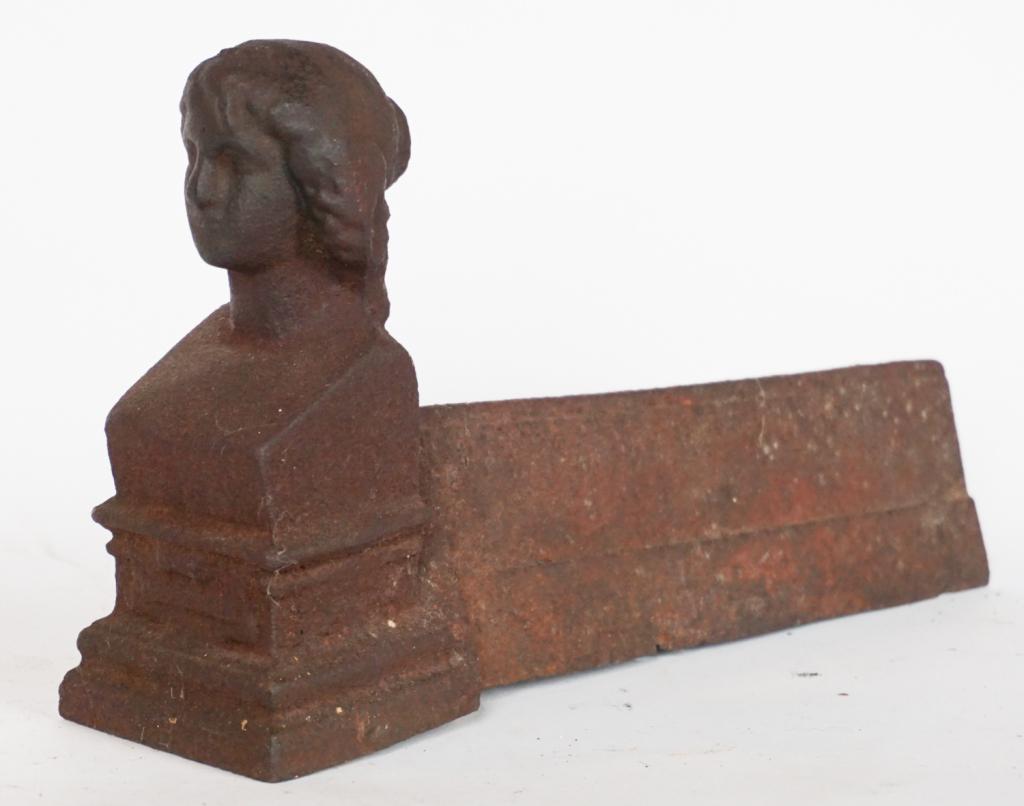 Antique Cast Iron Figural Boot Scraper (1 of 2)