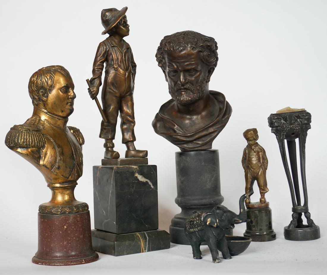 Antique Bronze & Metal Sculptural Articles (1 of 2)