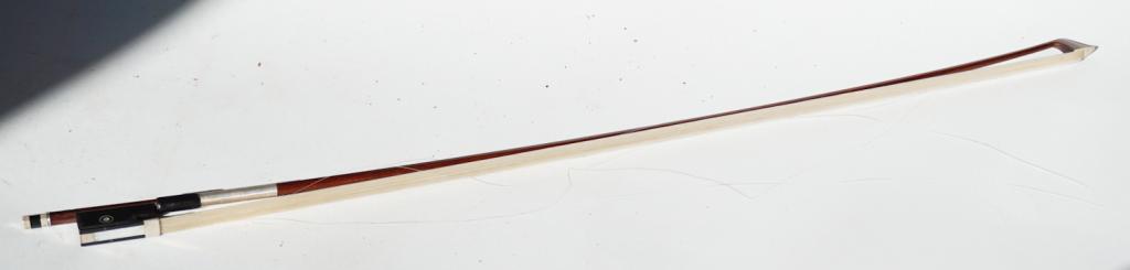 Quality Antique Violin Bow by Adolf C. Schuster (1 of 2)