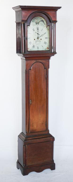 George III Mahogany Tall Case Clock (1 of 7)