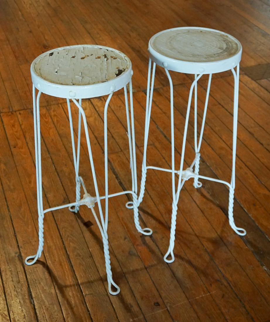 Pair Deco Display Stands or Ice Cream Bar Stools (1 of 3)
