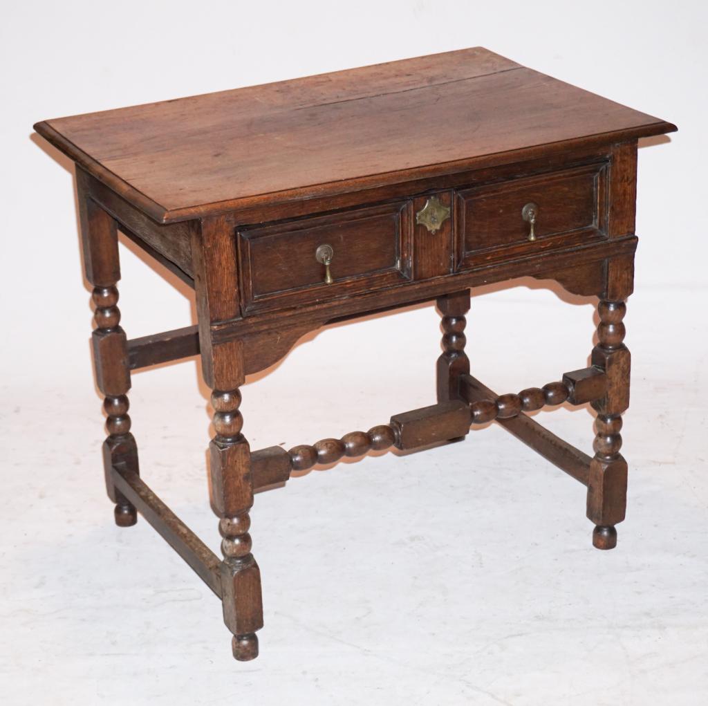 British William and Mary Style Oak Tavern Table (1 of 3)