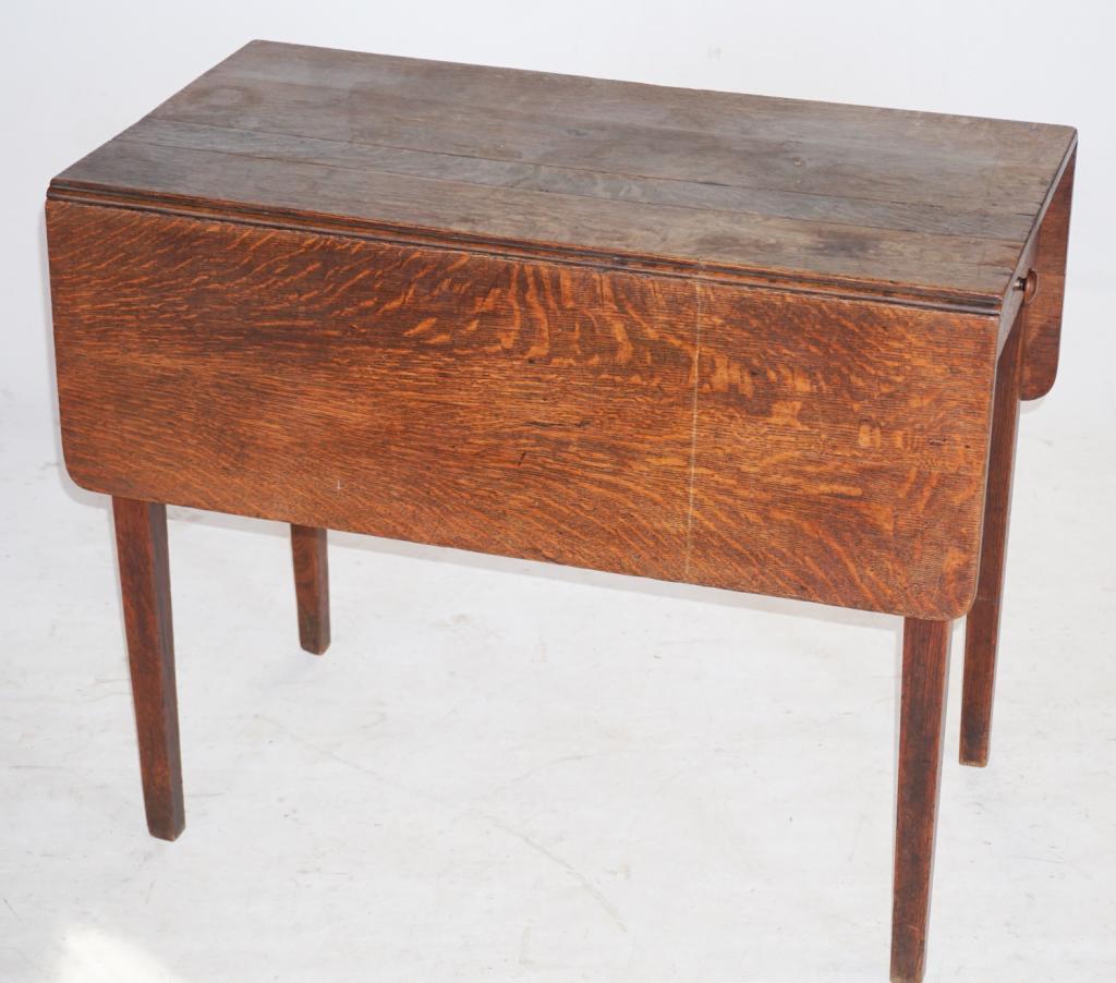 George III Oak Pembroke Table (1 of 2)