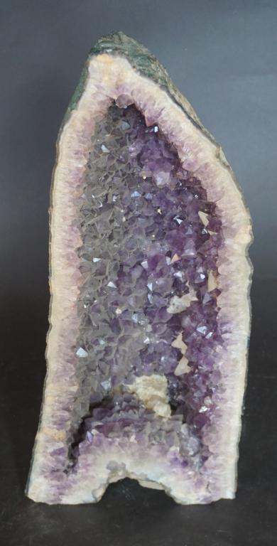 Amethyst Stone Cut In Half for Specimen Display (1 of 2)