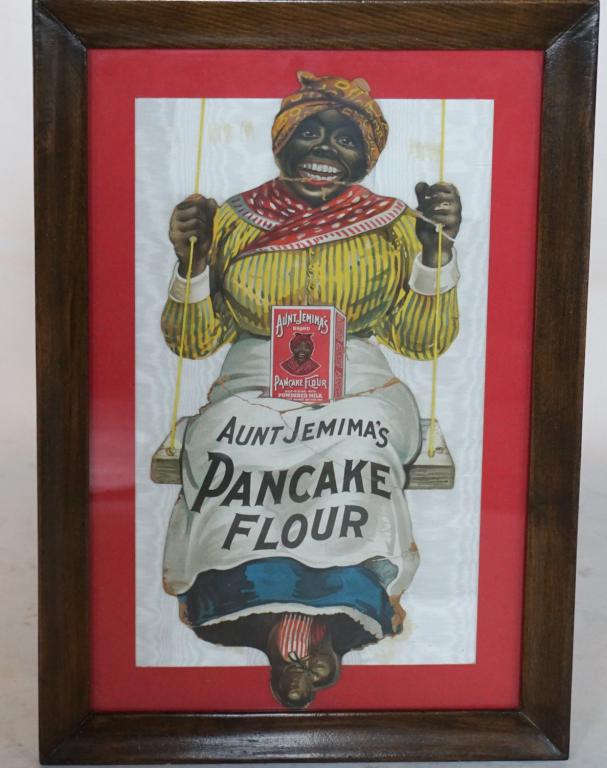 Aunt Jemima Antique Die Cut Advertising Sign (1 of 1)