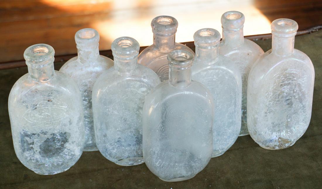 Eight Monogram South Carolina Dispensary Bottles (1 of 1)