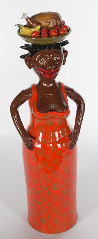 Southern Stoneware Figural Piece by Marvin Bailey (1 of 3)