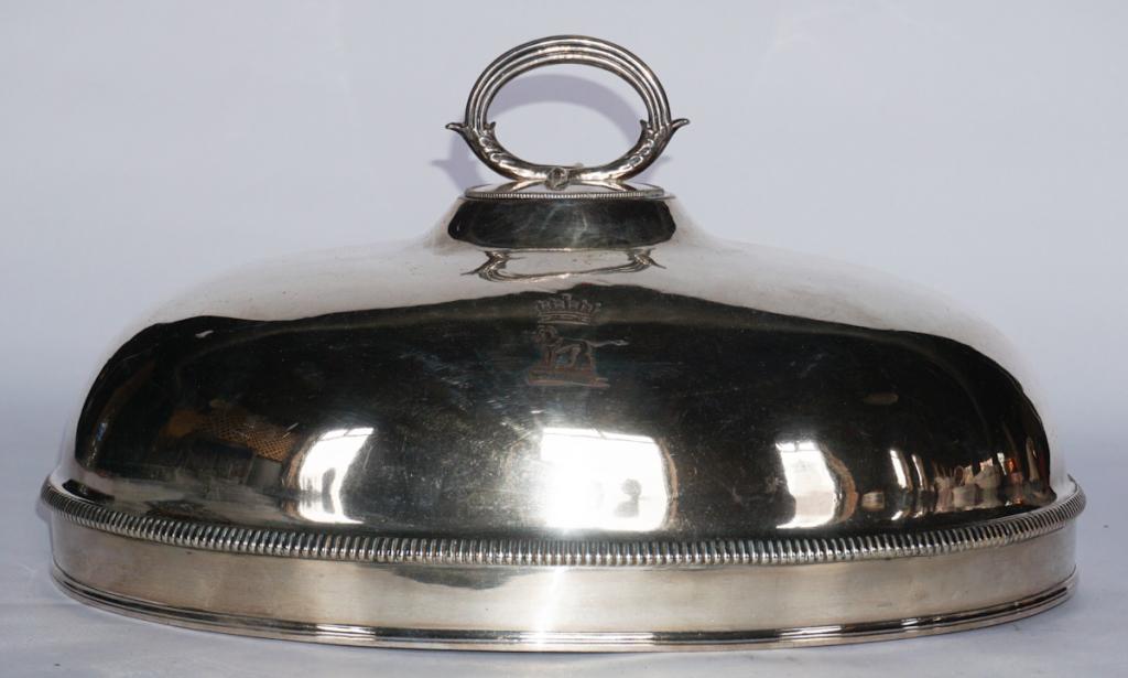 Old Sheffield Silver Plate Regency Meat Dome (1 of 2)