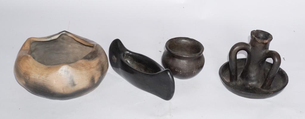 Antique Southern Native American Pottery Vessels (1 of 2)