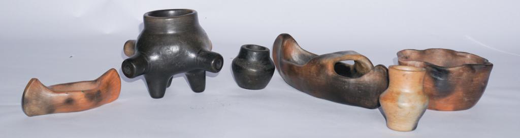 Collection Signed Catawba Indian Pottery Articles (1 of 2)