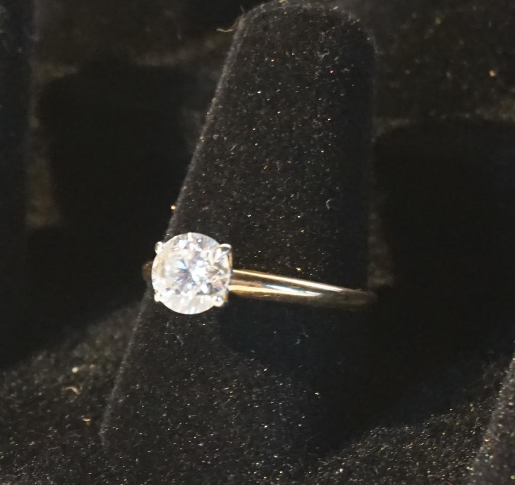 2 ctw 14k Gold & Diamond Solitaire Ring (1 of 2)