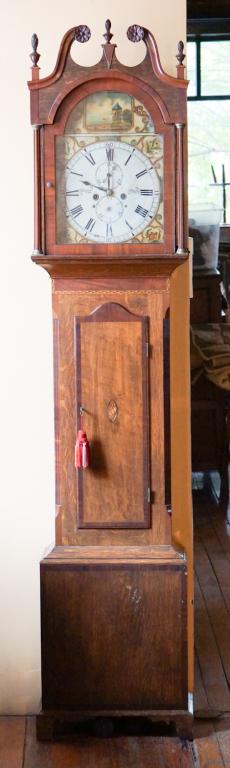 Scottish George III Inlaid Oak Tall Clock (1 of 7)