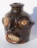 Southern Stoneware Figural Slave Made Face Vessel