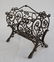Mixed Metal Regency Style Magazine Rack