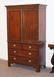 British George III Mahogany Linen Press