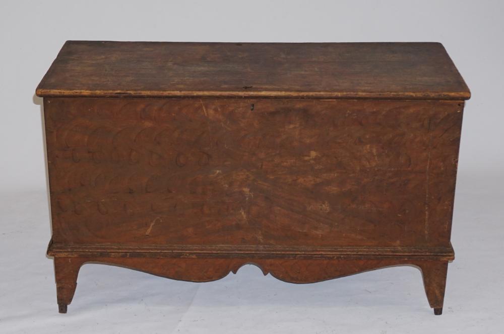 Federal Paint Decorated Blanket Chest or Box (1 of 6)