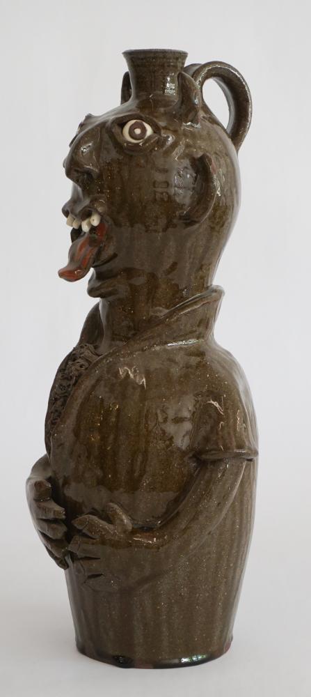 Southern Stoneware Face Vessel by Marvin Bailey (1 of 2)
