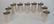 Set Nine International Sterling Silver Cups