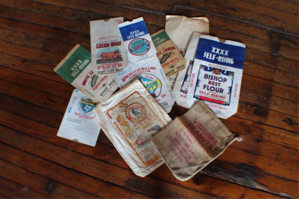 Virginia & West VA Vintage Farm Advertising Bags (1 of 2)