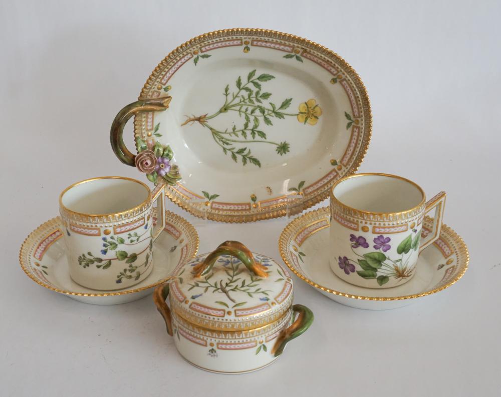 Group Royal Copenhagen Floridanica Porcelain (1 of 4)
