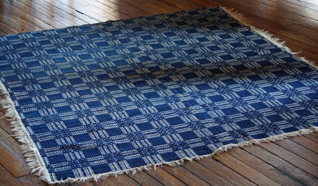 Two Antique American Wool Coverlets (1 of 3)
