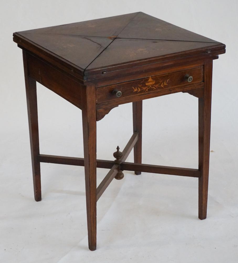 Edwardian Rosewood Handkerchief Games Table (1 of 4)