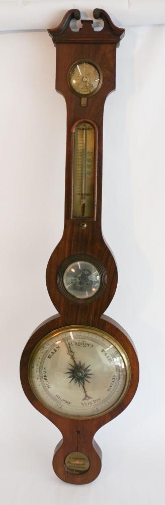 Regency Wall Barometer by R. Hadcock Buckingham (1 of 3)