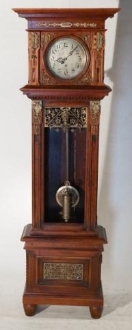 German Carved & Gilt Metal Rococo Style Tall Clock (1 of 4)