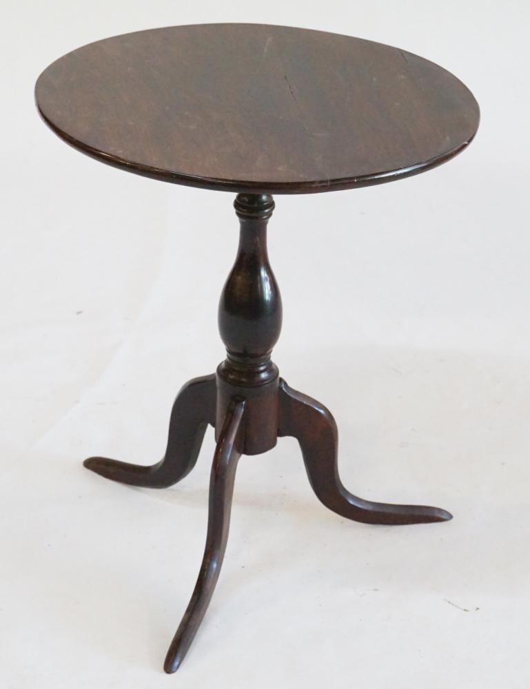 Southern Country Chippendale Black Walnut TeaTable (1 of 2)