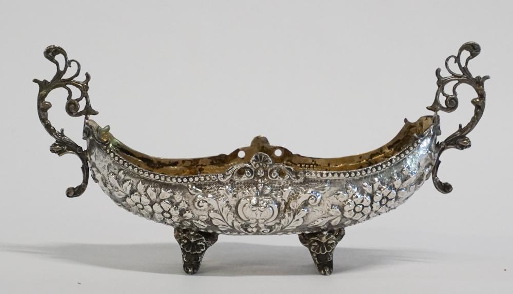 Antique German Rococo Silver Plate Center Bowl (1 of 2)