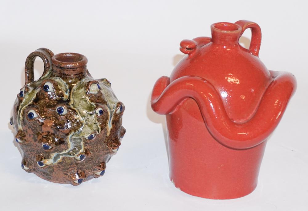 Two Southern Stoneware Vessels by Marvin Bailey (1 of 2)