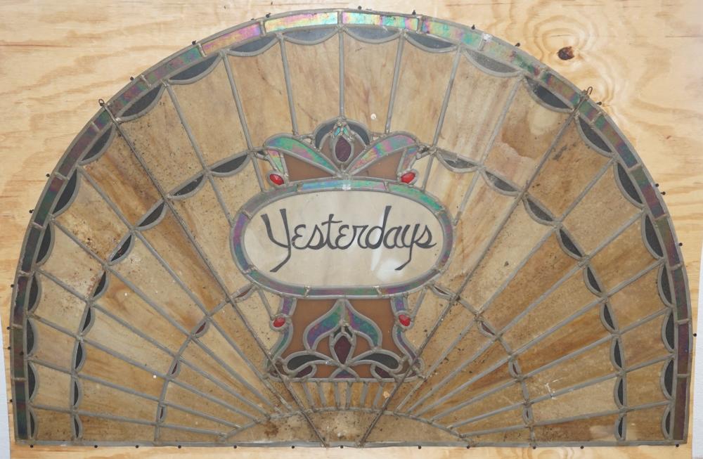Original Stain Glass Window From Yesterdays (1 of 2)