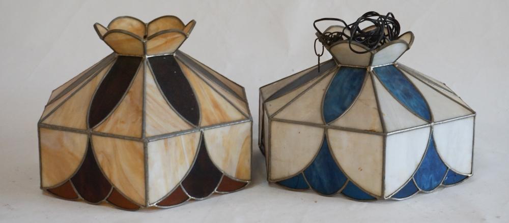 Two Vintage Arts & Crafts Style Lights From Yesterdays (1 of 1)