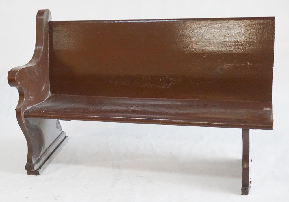 Antique Church Pew From Yesterdays Dining Room (1 of 1)