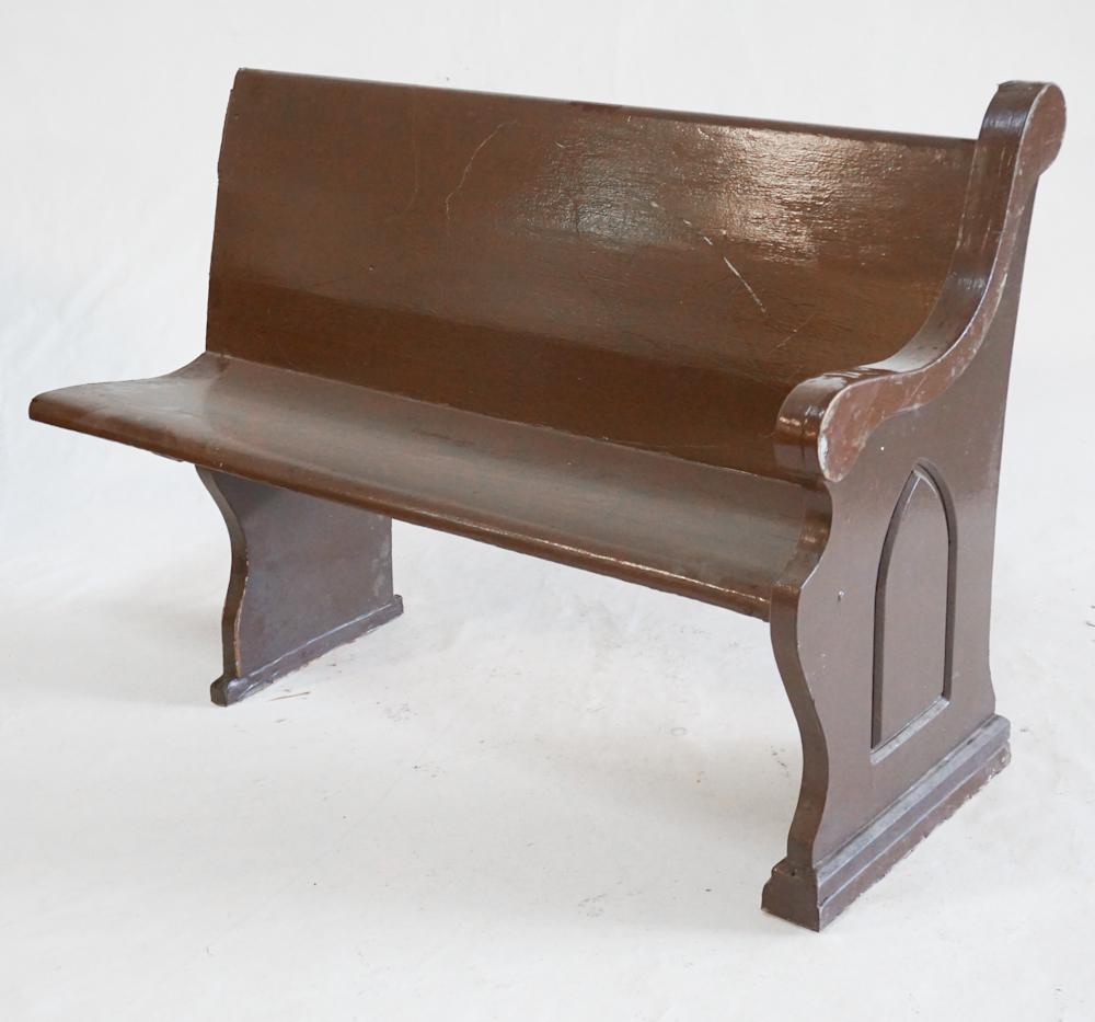 Antique Church Pew From Yesterdays Dining Room (1 of 1)