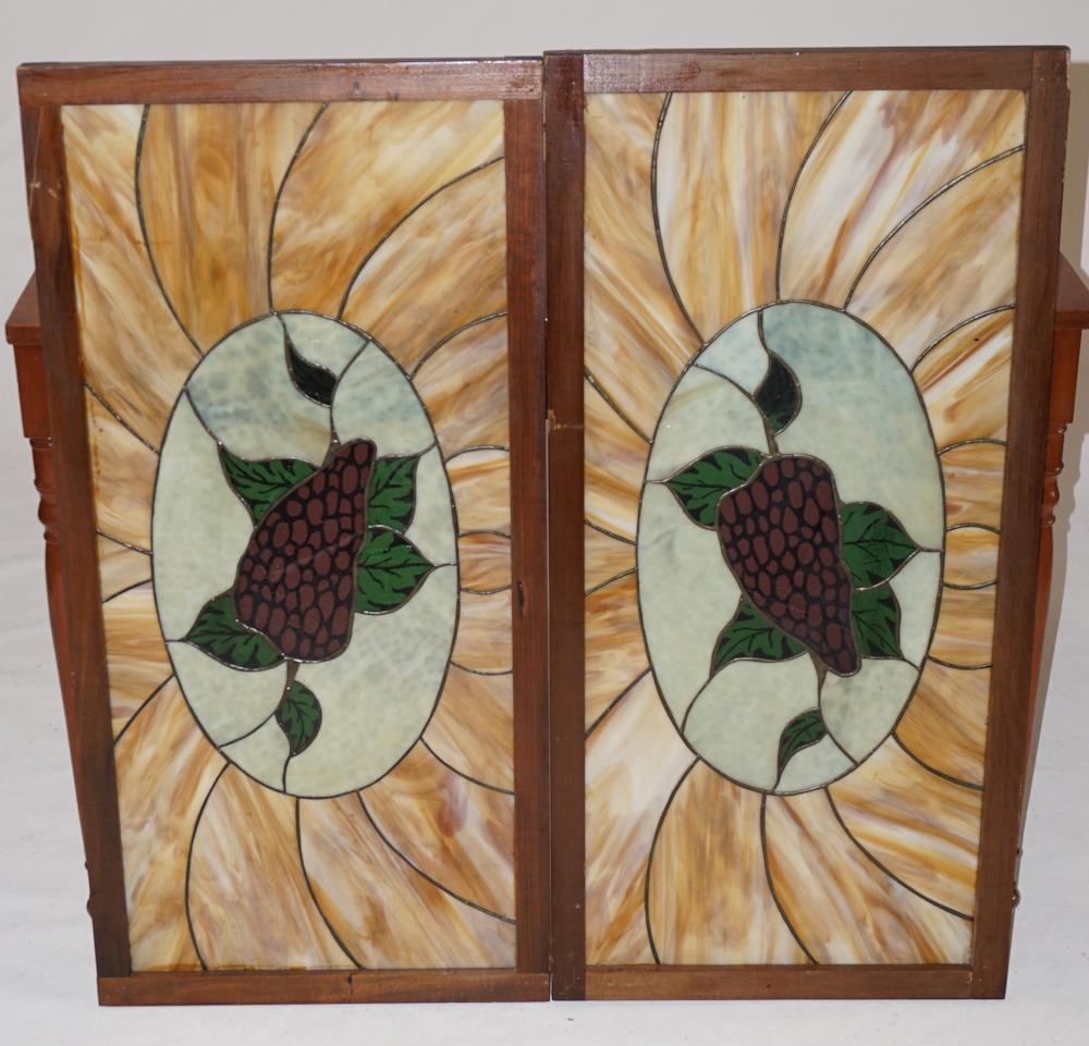 Two Vintage Stained Glass Windows from Yesterdays (1 of 2)