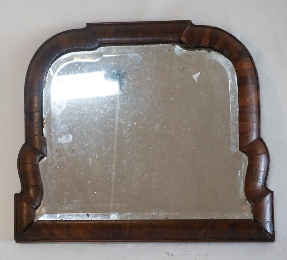 British Queen Anne Walnut Looking Glass (1 of 3)